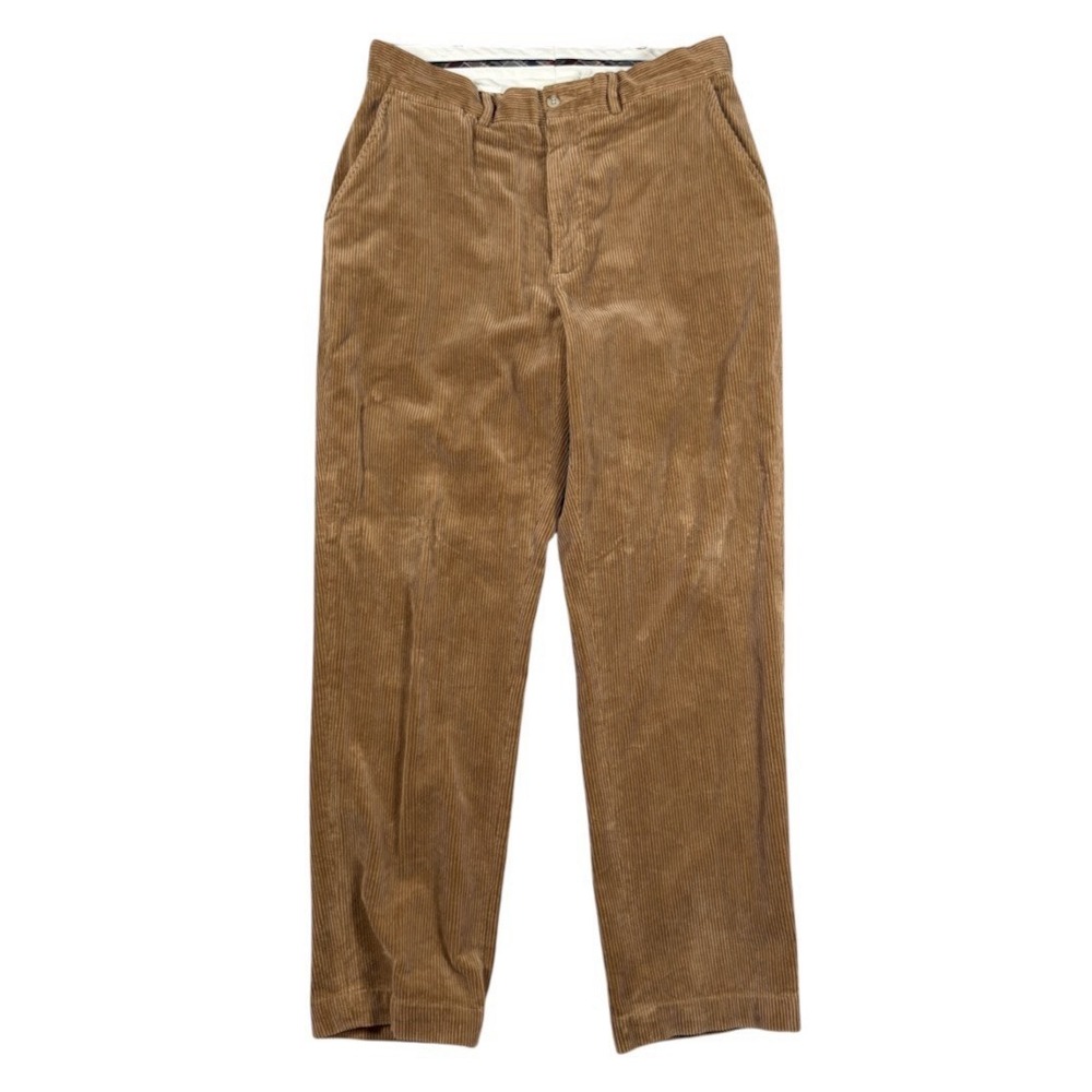 Vintage POLO RALPH LAUREN Men's 34x32 Brown Straight Corduroy Pants Old Money